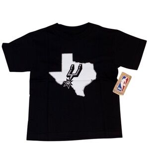 NWT Kawhi Leonard San Antonio Spurs Youth Tee 5/6 Texas NBA Shirt Majestic